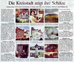 Rohrborn Zeitungsartikel Thüringer Allgemeine Tag des offenen Denkmals Waidmühle