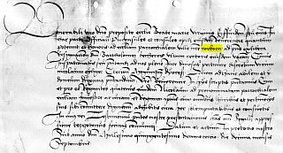 Rohrborn, Urkunde von 1513