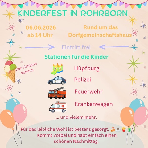 Kindertag in Rohrborn
